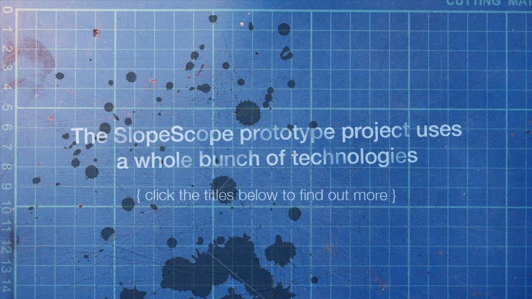 SlopeScope Technology. Select a section below.
